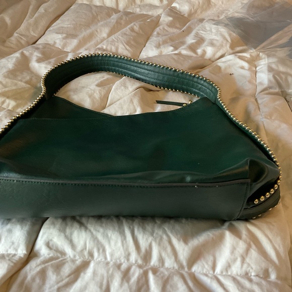 Dark green purse, Macy’s brand purse, leather purse - Picture 7 of 16